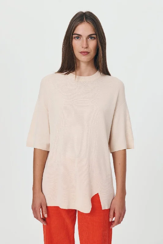 Low Prices Marta Knit Tee - Oatmeal