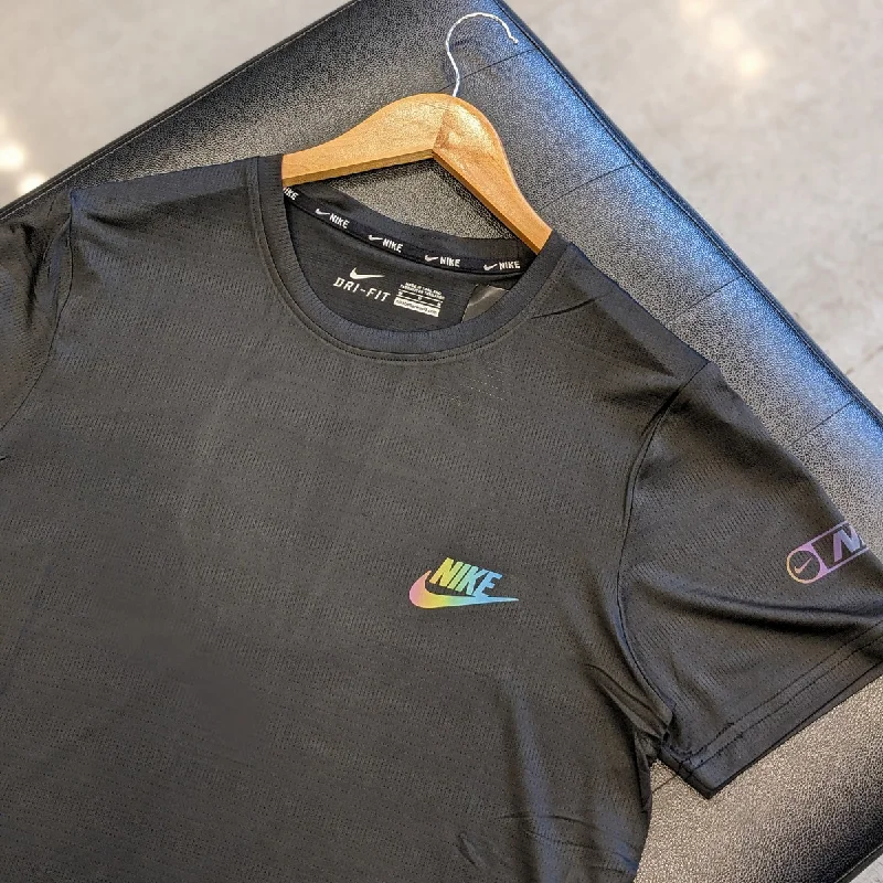 Price Fest NK - Men 'Black' Short Sleeve Dry Fit T-Shirt SP13