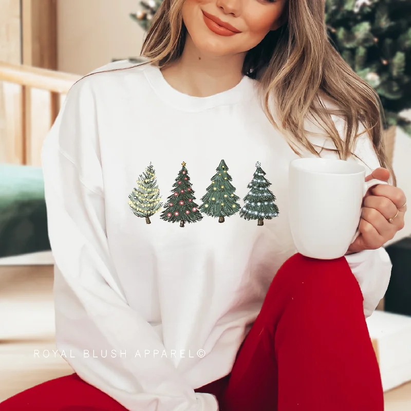 Midnight Madness Green Trees Sweatshirt