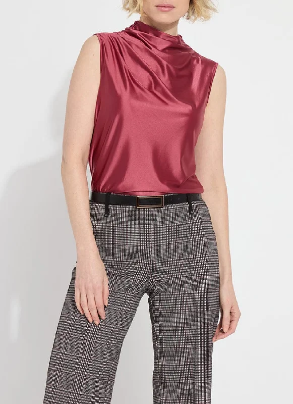 Unmissable Offer Irina Satin Jersey Top in Peony