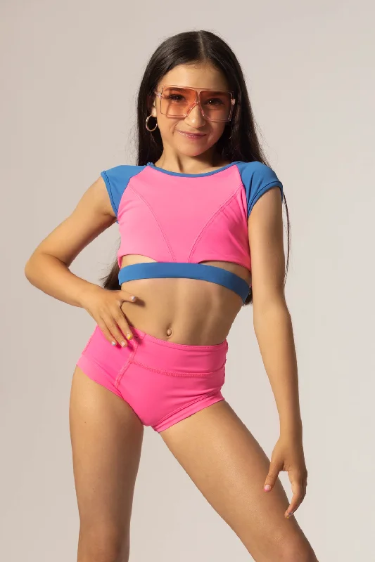 Weekend Deals You Can't Resist Short & Sweet Crop Top - Taffy - FINAL SALE