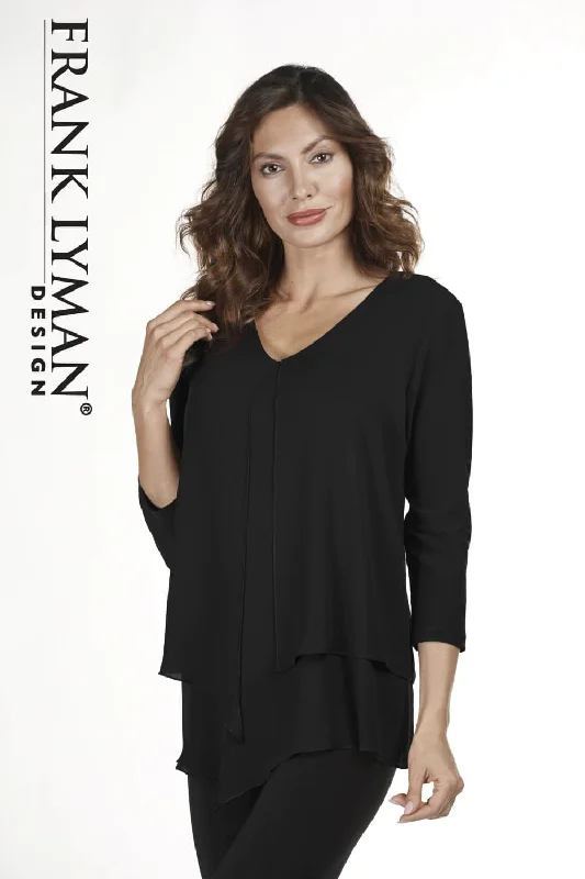 Instant Savings Frank Lyman Top 183215-BLK Black