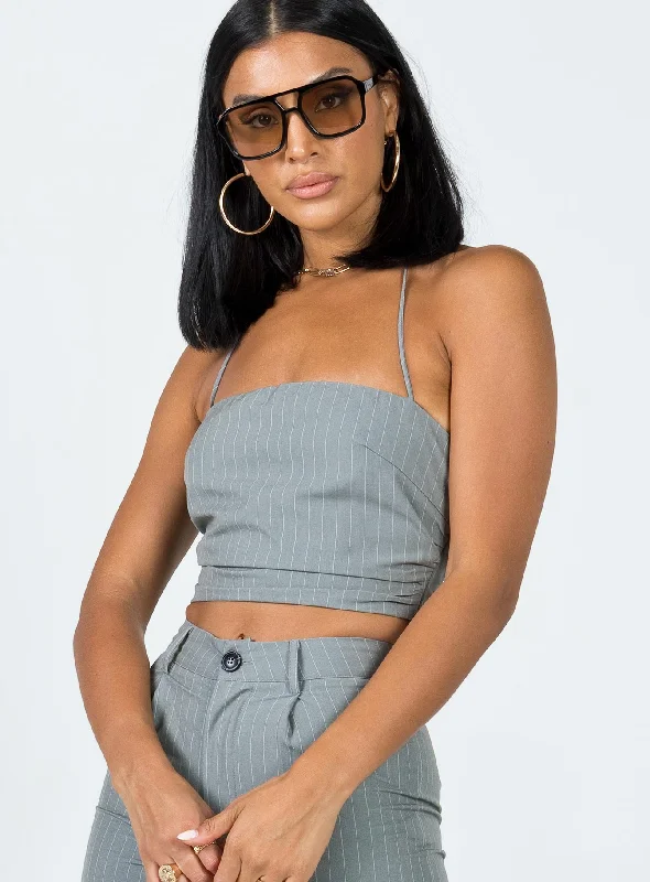 Price Meltdown Aroya Top Grey