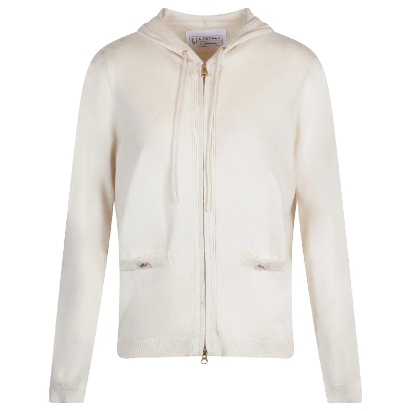Don't Wait Womens Enza Hoodie Cream - AW24