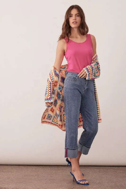 Extra Savings Charlie B Reversible Bamboo Viscose Cami C1243APK-730A-550 Punch