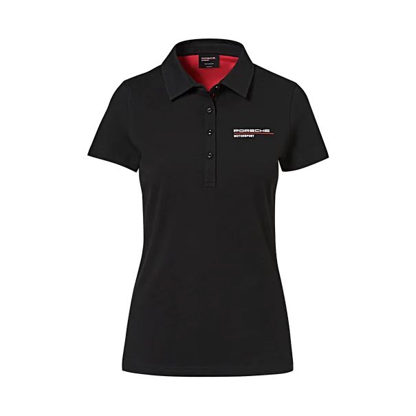 Year-End Deals Porsche Ladies Polo Shirt (Black)- Motorsport Collection