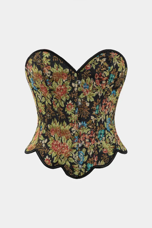 Fantastic Savings Jacquard Tie Back Tube Top