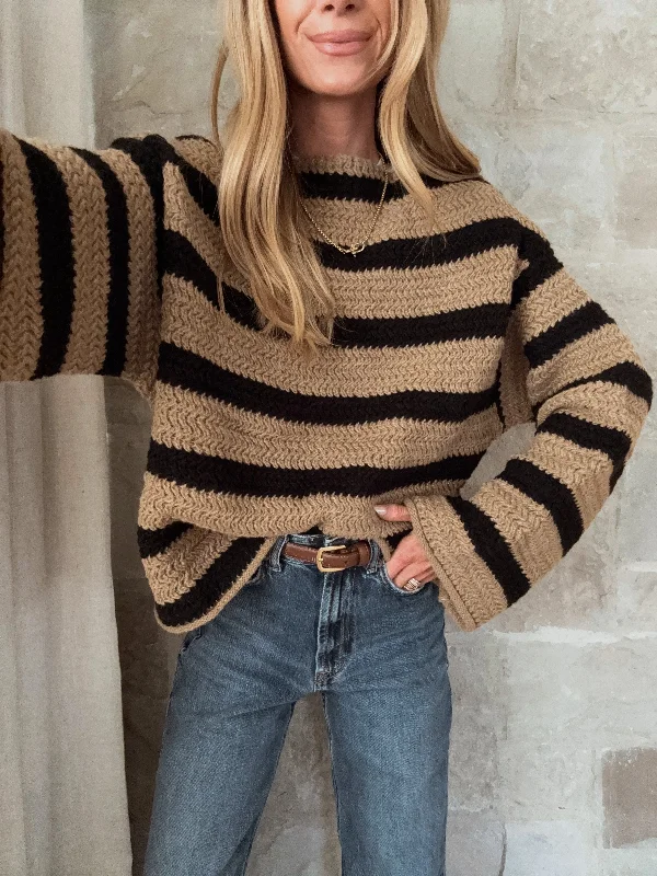 Early Access Giselle Striped Sweater