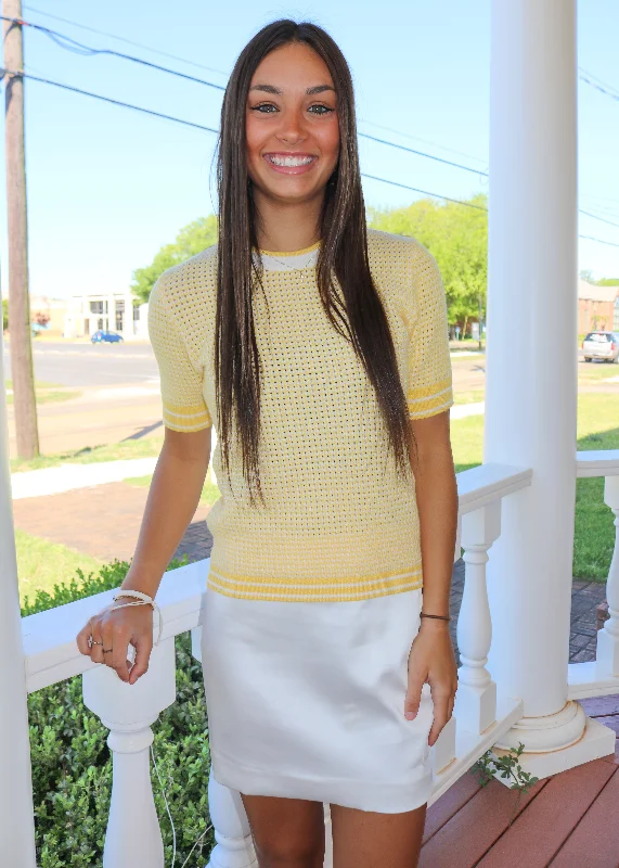 Celebrate the Weekend with Discounts Lovely Lemon Top