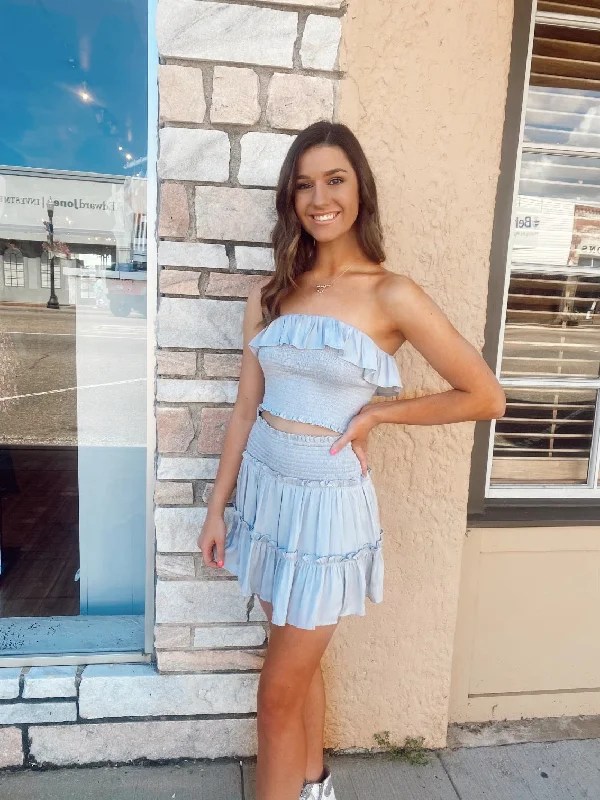 Exclusive Deal Ruffled Up Gameday Top