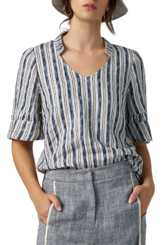 Savings Galore SPOT THE STRIPE TOP - MS1328