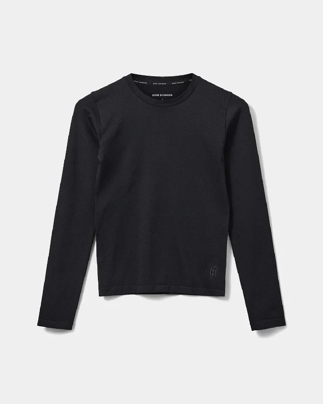 Extra Discount ADELINASW T-SHIRT LONG SLEEVE - Black
