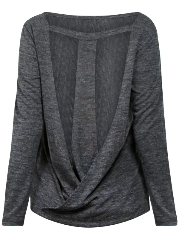 Massive Deals Womens Top With Open Back