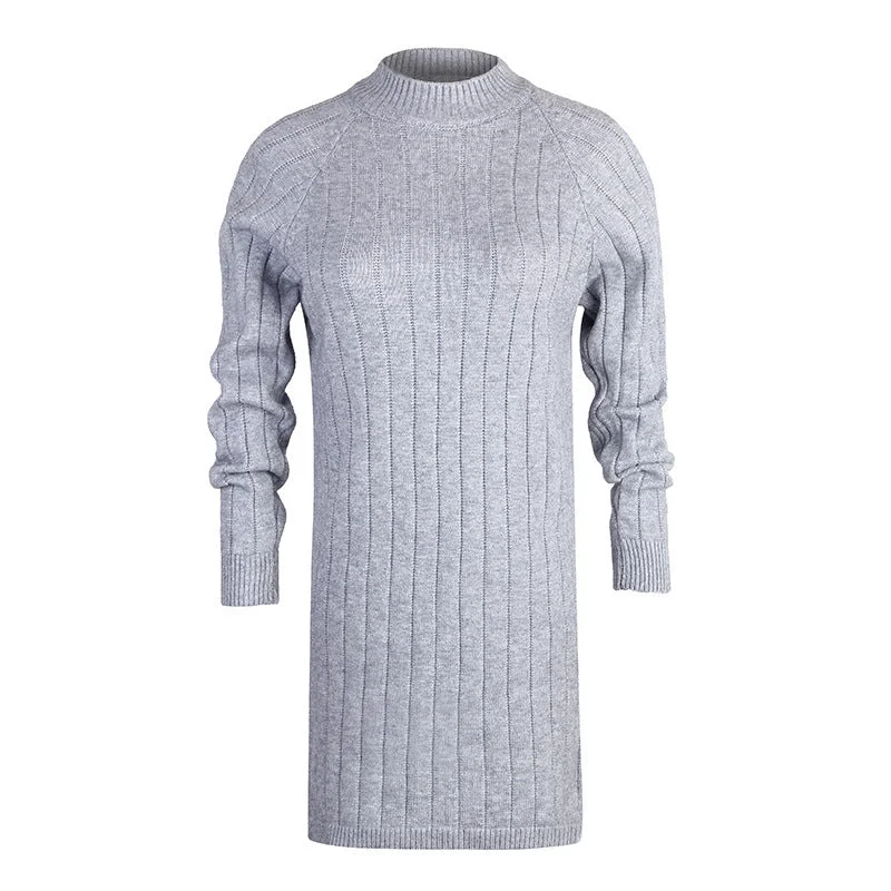 Best Bargains Half High Neck Loose Pullover Sweater Women Wholesale
