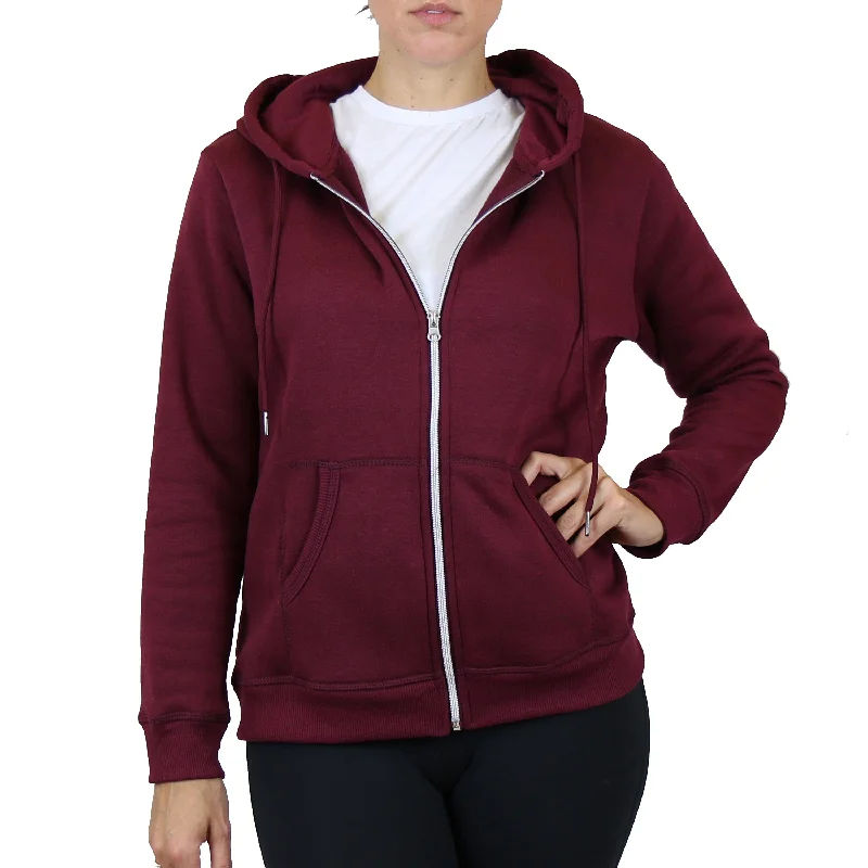 Instant Discount GBH Women's Fleece-Lined Zip & Pullover Hoodie (S-3XL)