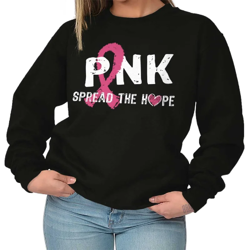 Final Clearance Breast Cancer Awareness Crewneck Sweatshirt