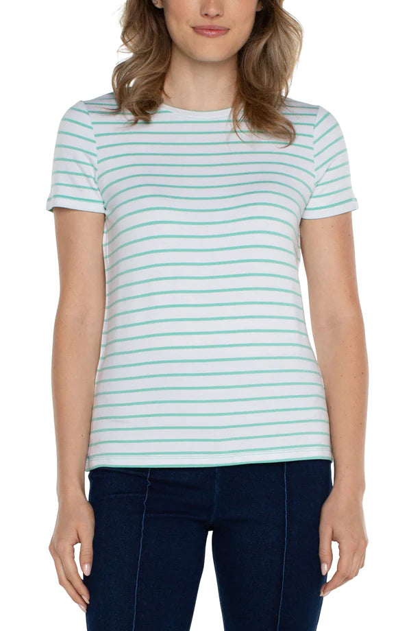 Great Deals Crew Classic Knit Tee in Mint
