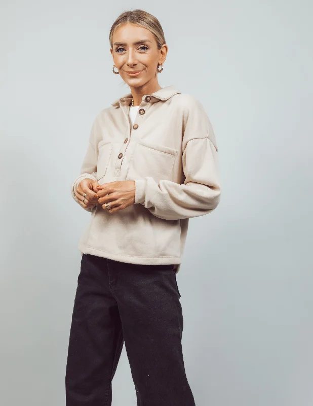 Weekend Specials to Cherish Zuri Fleece Top