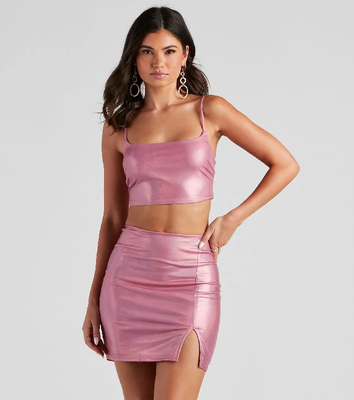Buy Today Fantasy Fairy Holographic Crop Top