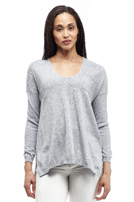 Discount Mania Plus Size La Cera Long Sleeve Pullover Sweater with Pocket