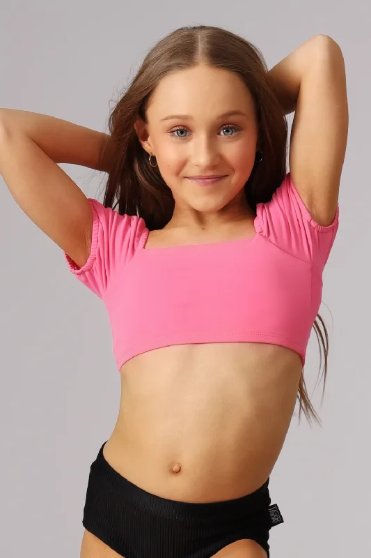 Exclusive Savings Ever After Crop Top - Flamingo - FINAL SALE