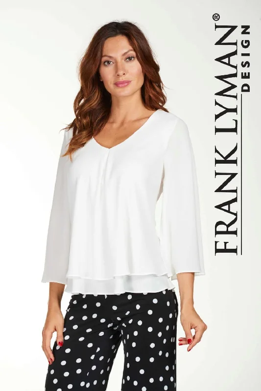 Crazy Deals Frank Lyman Top Style 176335-W White