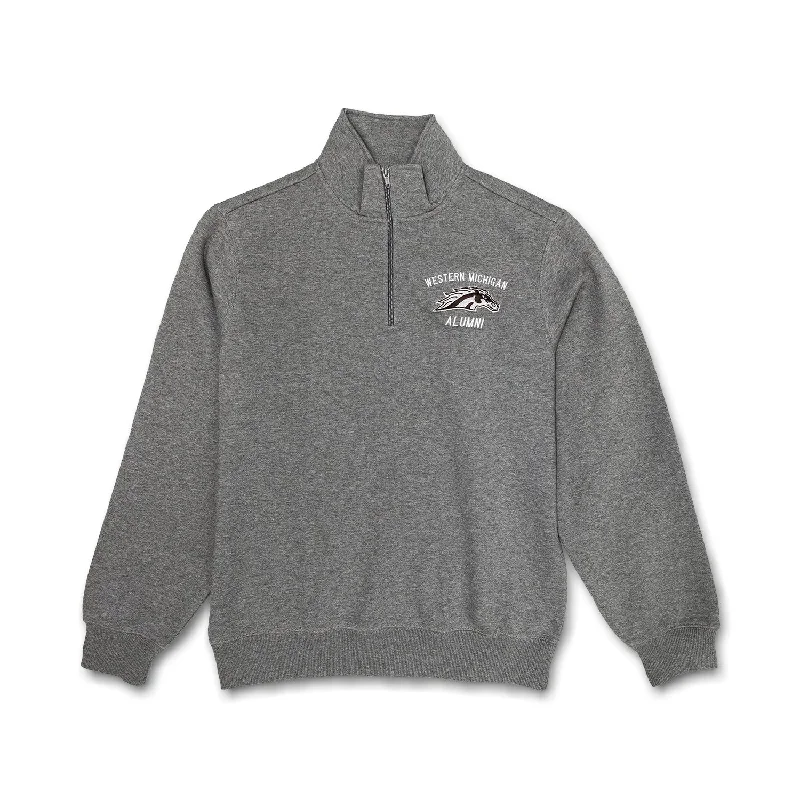 Big Savings Western Michigan Alumni 1/4 Zip Pullover Sweatshirt
