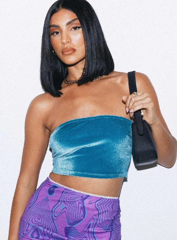 Weekend Price Cuts Galore Tinsley Top Teal