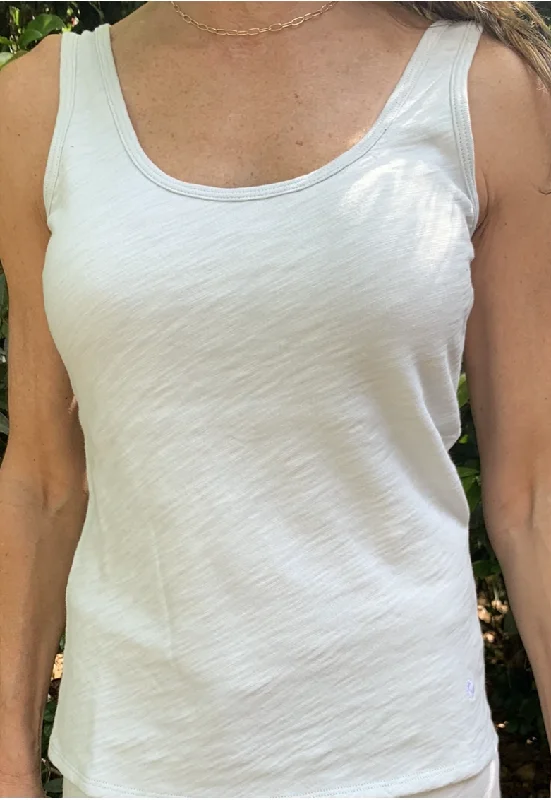 Shop Now Erin Gray Designs Double Layer Tank - White