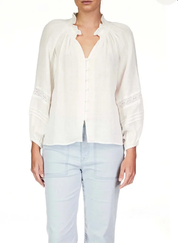 Best Choice Sanctuary A Fresh Moment Beach Blouse WHITE