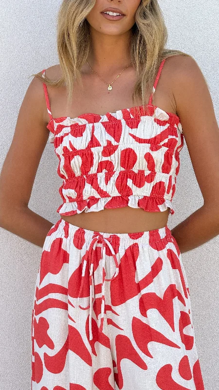 Weekend Specials to Snag Devon Top - Florence Print