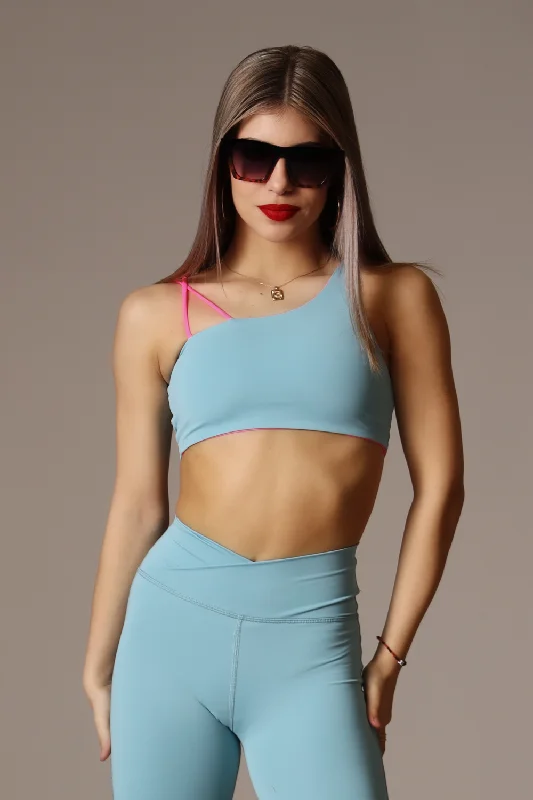 Price Drop May Reversible Crop Top - Cotton Candy - FINAL SALE