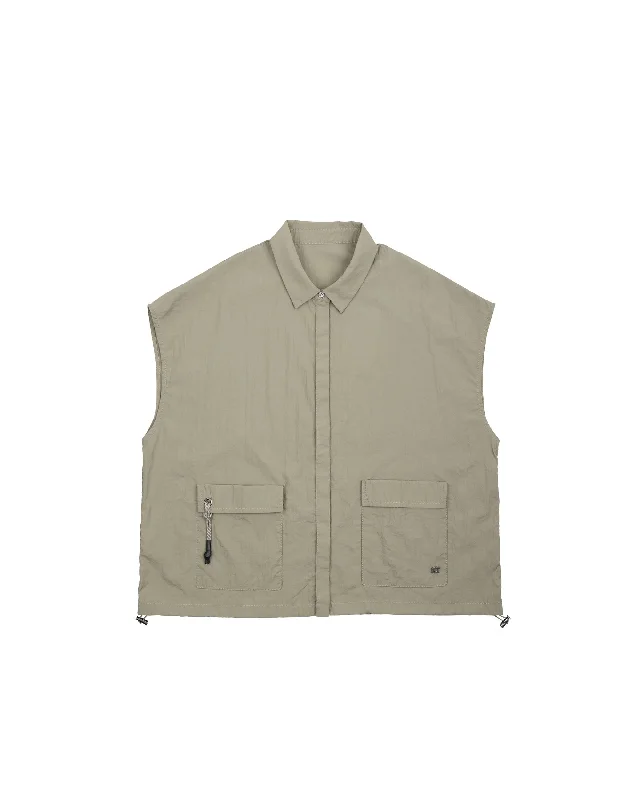 Price Cut A.T OUTDOOR Nylon 2 Pocket Button Up Blouse