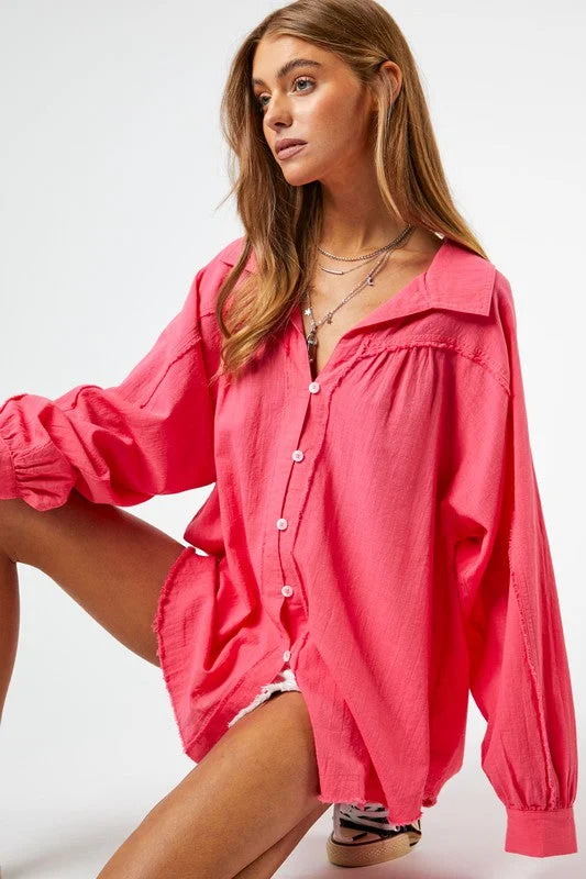 Weekend Discounts to Snag Button Down Relaxed Fit Shirt