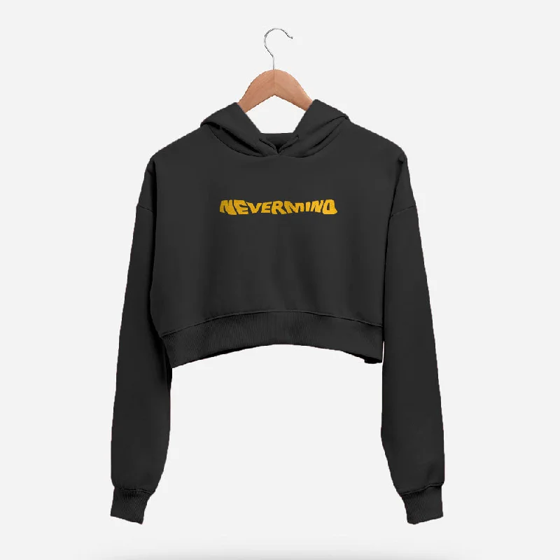 Factory Direct Sale Nevermind The Quirkiness Crop Hoodie