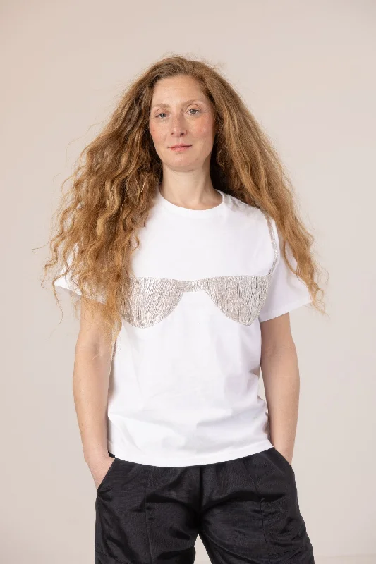 Limited Offer Florida Woman Appliqué T  - White/ Diva