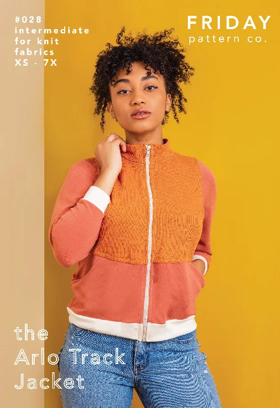 Fantastic Offers Arlo Track Jacket Sewing Pattern | Friday Pattern Company