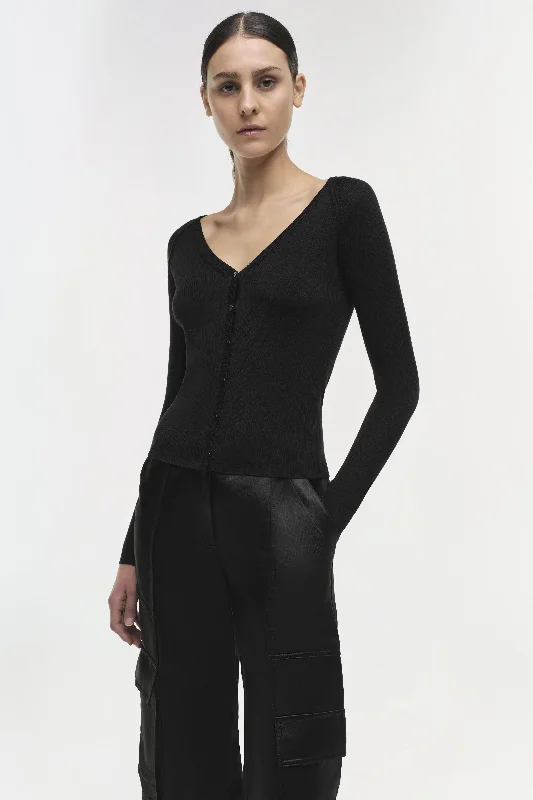 Special Price Darlene Silk Cashmere Cardigan