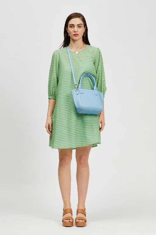 Weekend Deals That Wow Sealers Dress Green Stripe / Light Blue