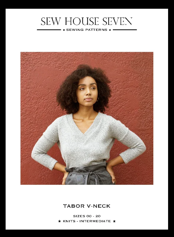 Deep Discounts Tabor V-neck - Sewing Pattern | Sew House 7