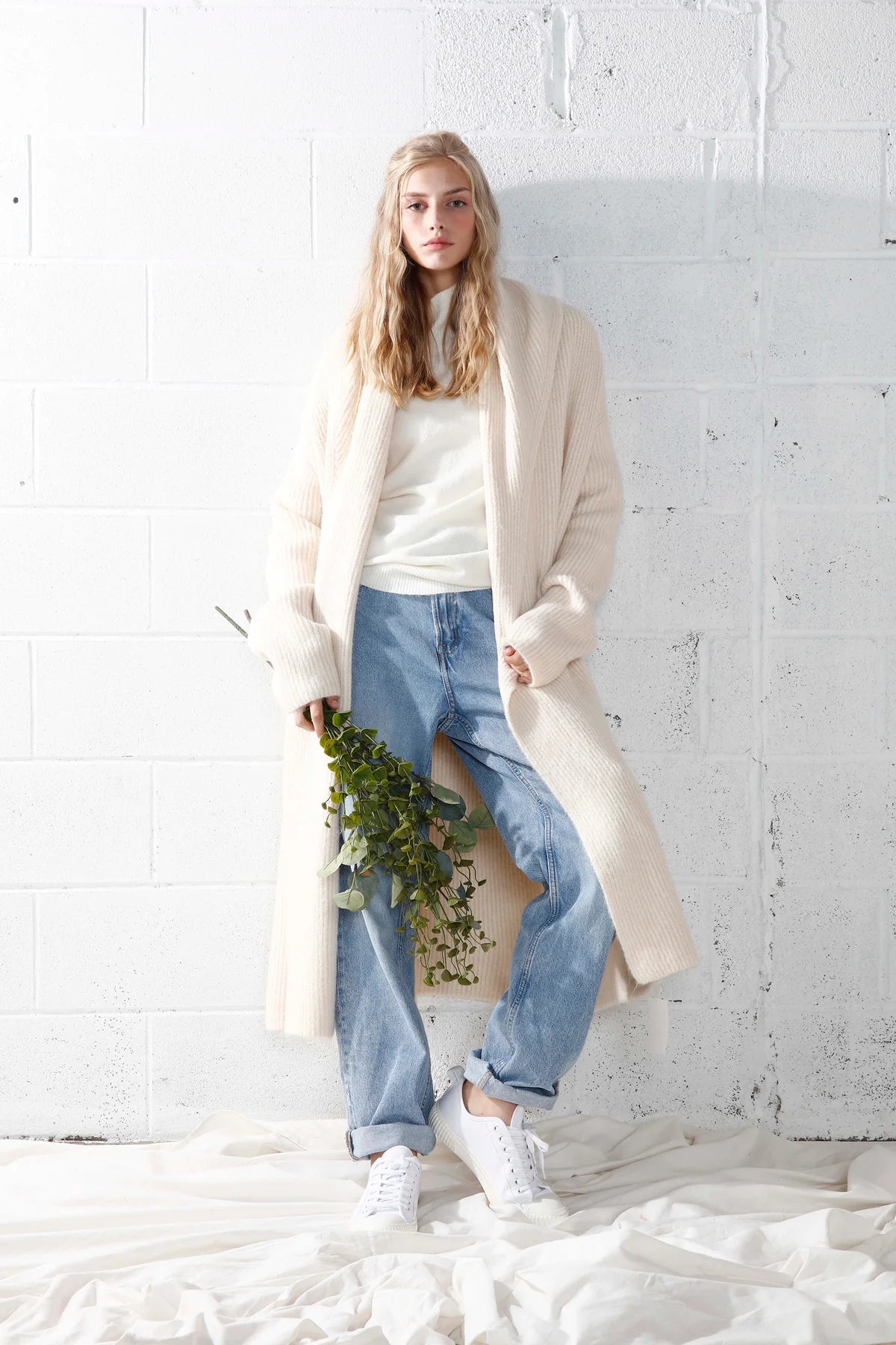 Fantastic Deals Nelly Collared Cardigan in Ivory
