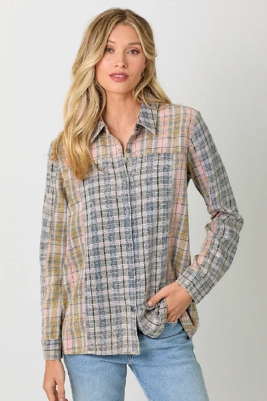 Savings Spectacular Color Block Flannel
