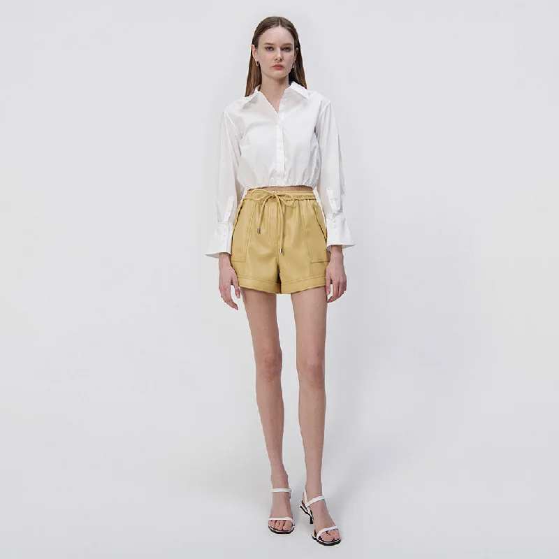 Act Fast Blythe Poplin Top