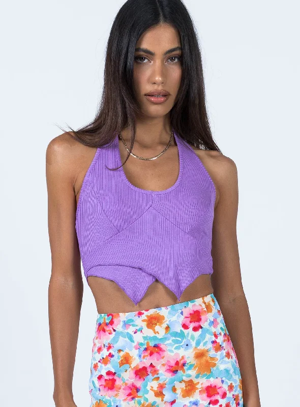 Now or Never Sami Top Purple