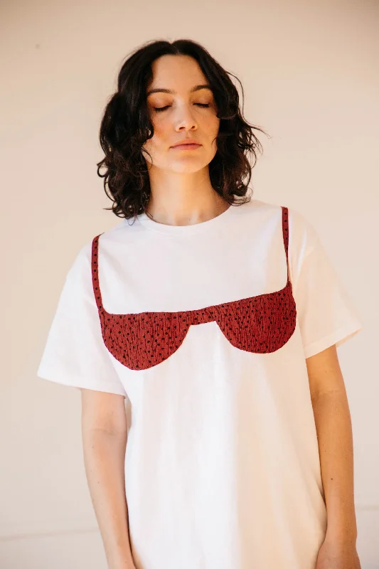 Buy Today Florida Woman Appliqué T  - White/ Ladybug