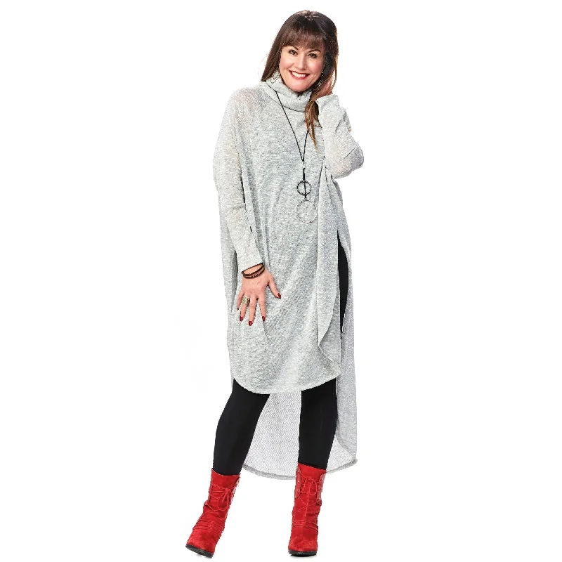 Weekend Offers That Sizzle Full Sleeve Chic Cowl Tunic