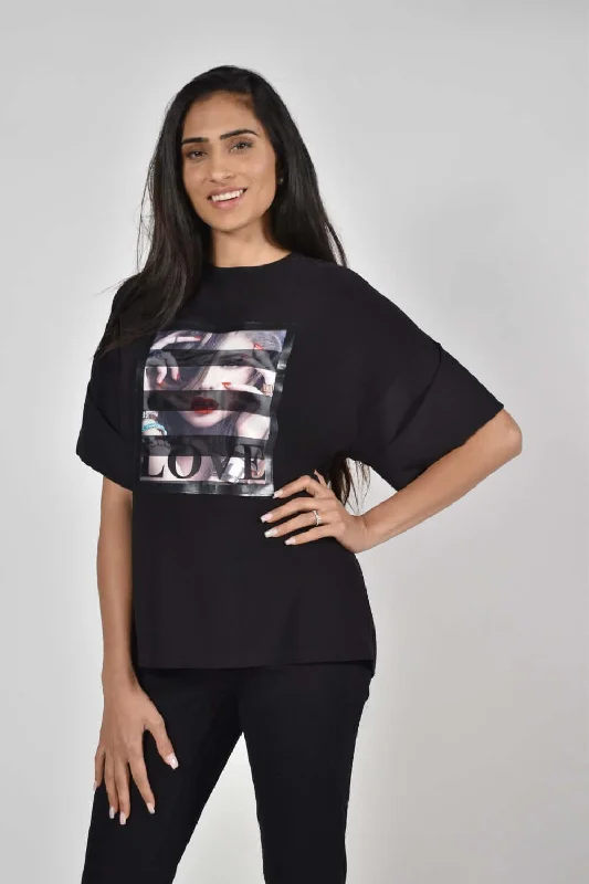 Weekend Savings Fiesta Frank Lyman Top 221004 Black
