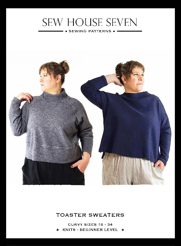 Early Access Toaster Sweaters - Curvy - Sewing Pattern | Sew House 7