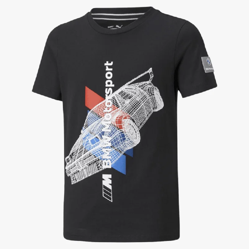 Weekend Extravaganza: Shop Now Puma Boys Bmw Mms Street Cat Short Sleeve Tee Black