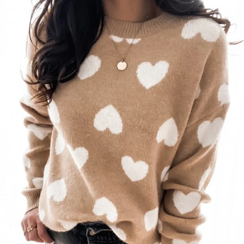 Discount Mania Love Valentine Day Sweater Wholesale Women